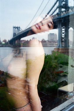 alieneyeball:  Yesenia in the window. 2013 