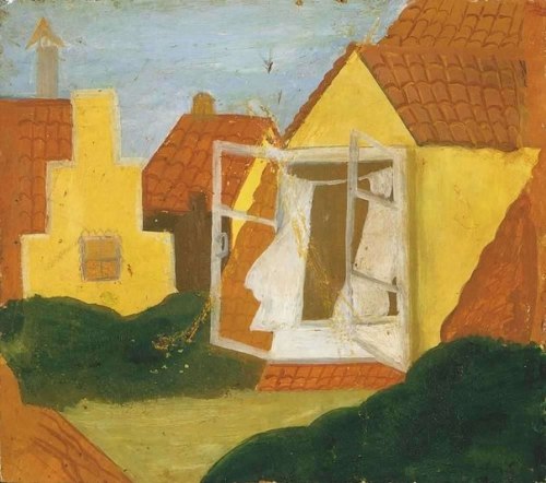 The House with the Open Window   -   Joseph Solomonovich SchoolboyRussian 1883-1926