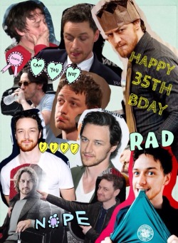 kingofgarrison:  happy birthday James McAvoy! 