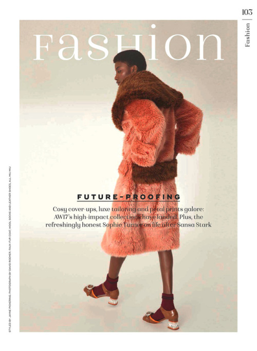 driflloon:new mood: mame camara for marie claire uk aug. 2017
