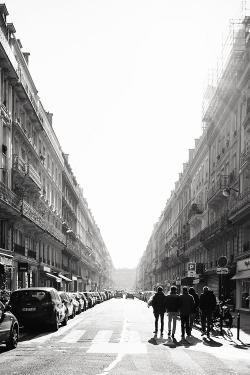 black-and-white:  Paris in February 