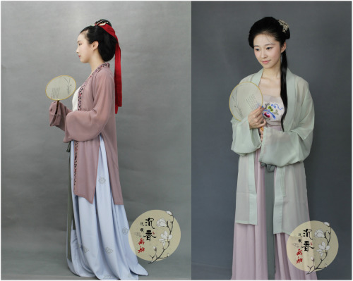 Traditional Chinese clothes, hanfu by 沉香画舫.  See previous post of 沉香画舫 HERE.  Their style tends to b
