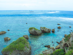 okinawa-photo:  陸と海と緑。混ざり合うダイナミズム。 撮影場所：宮古島