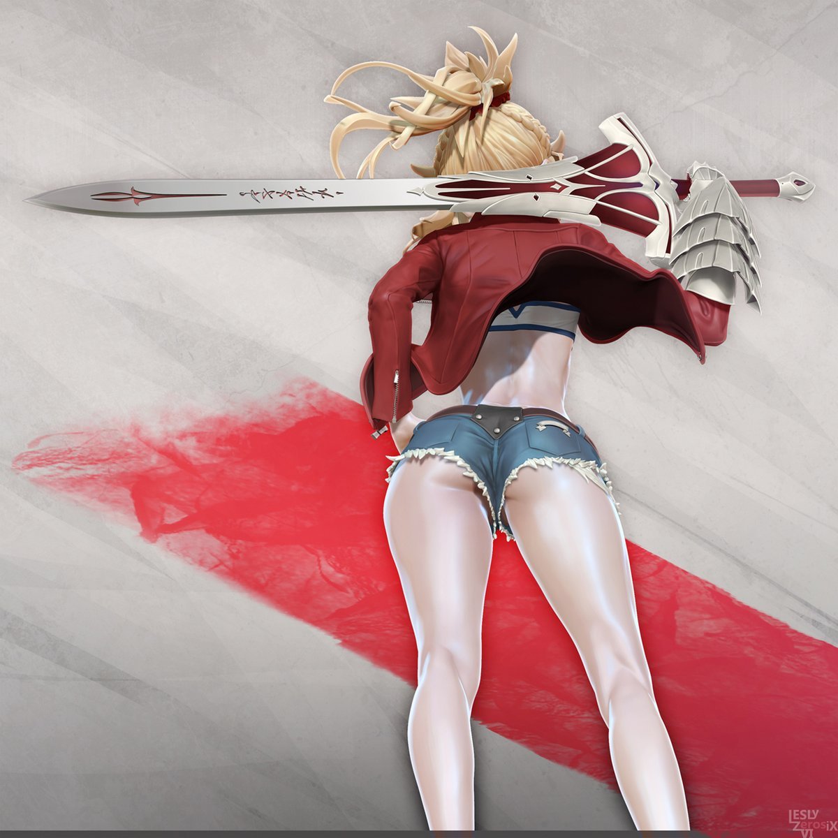 leslyzerosix:    This is the last my work of this yearFate : Apocrypha - Saber of