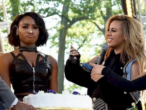 5hontour:Normani and Dinah at Good Morning America; 06/02