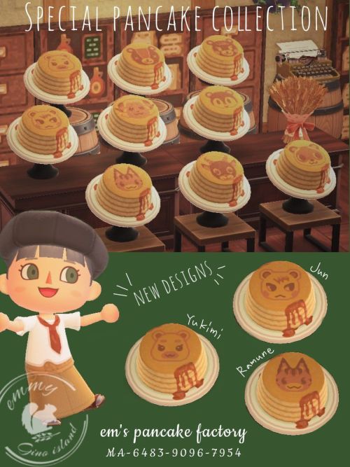 undernauticalblue: ACNH Villagers Pancake Collection