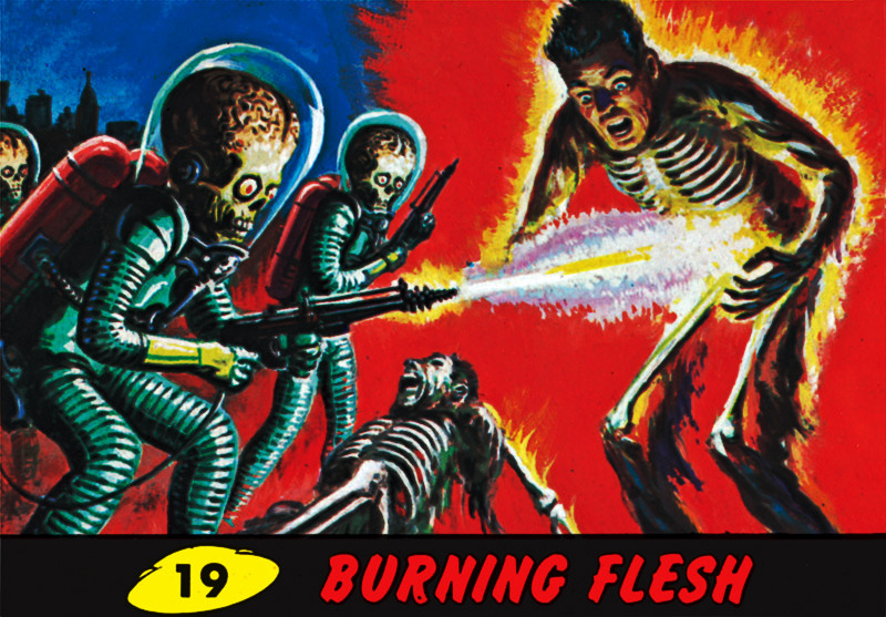 horroroftruant:  Mars Attacks Trading Cards (Ten Images)Mars Attacks is a science