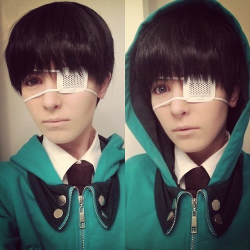 angryjaeger:The eyepatch I’m using for kaneki came in the mail the other day so I wanted to see what