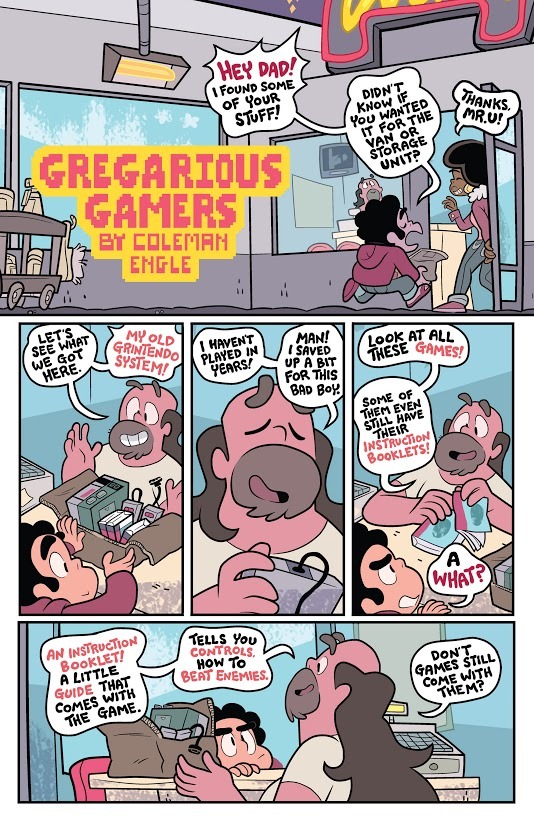 thedoctorpokemonx:  chimervera:  Steven Universe Comics - Greg Universe Special 