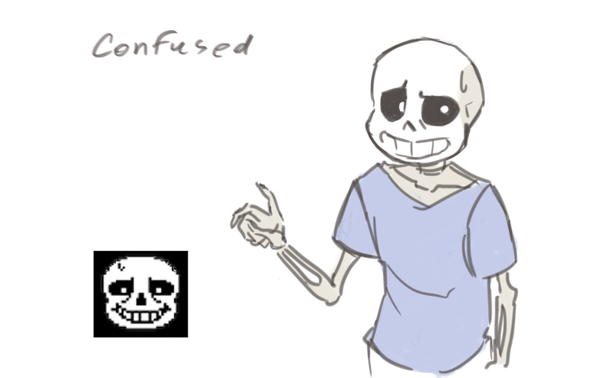 junorsky:just the many emotions of sans