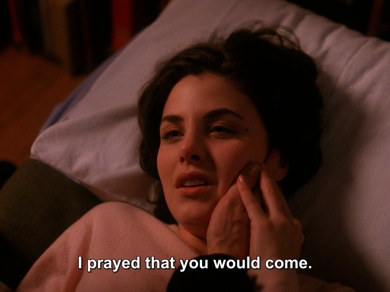 inthedarktrees:  I prayed that you would come.  Sherilyn Fenn &amp; Kyle MacLachlan