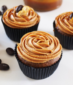 Fuckyeahveganlife:  Vegan Coffee And Peanut Cupcakes (Recipe In German, But Easily