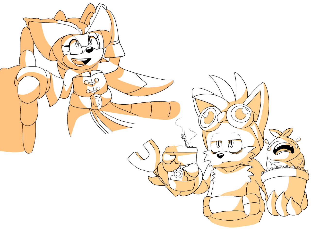 Yep, this one's going in my sonadow file — ough….. super tails ….. oh fuck  ideas