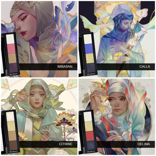 eyeshadow colour palette for my hijab girls series~~played around with this websitebrand.shuu