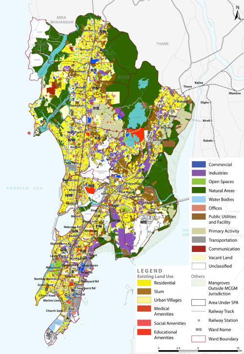 Mumbai Land Use Map Existing Land Use Map For Greater Mumbai (Dp... | Mumbaiopendata