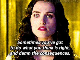 lemoncupcake: a lady for every week of the year: week 5 - morgana pendragon[image desciption: 8 gifs