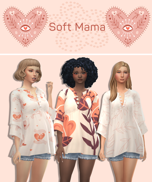 Soft Mama - Ruffle Dress Recolour A comfortable, breezy dress for all the mamas and other soft souls