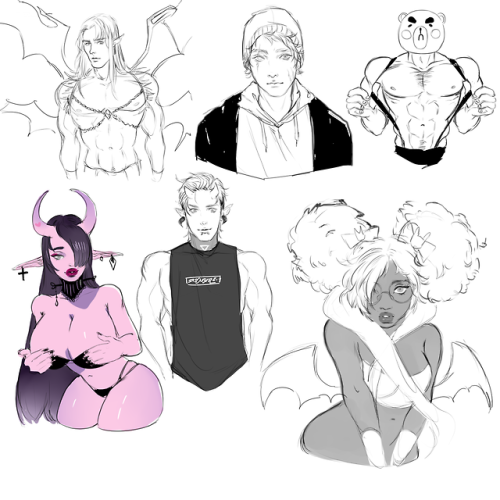 A whole bunch of sketches