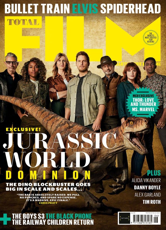 Portadas exclusivas para Total Film Magazine — edición  Jurassic World Dominion #Jurassic World Dominion #magazine cover#Chris Pratt#Laura Dern #bryce dallas howard
