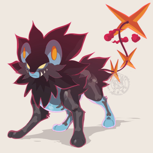 godbirdart:consider; gigantamax luxray with “x-ray” bones that light up whenever it uses a move 