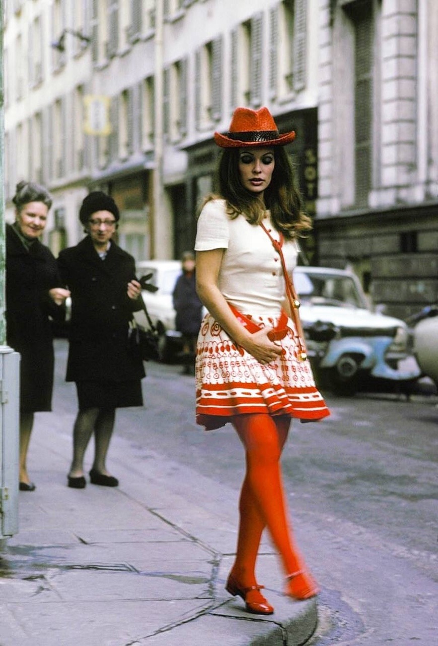 Sixties — Actress Danièle Gaubert photographed by Giancarlo...