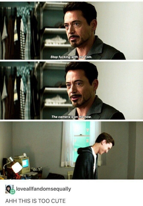 RDJ/Tom Holland Giving Off Spidey-Son Vibes- Casting Done Right