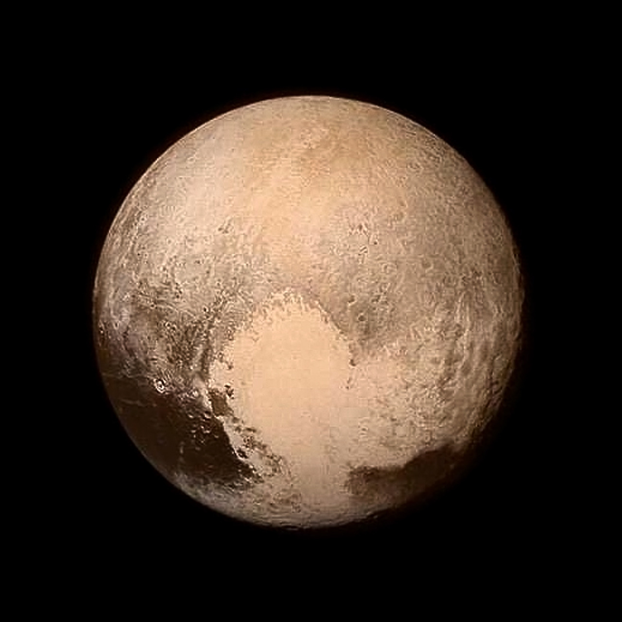 eradicatedelicacy:  celestialreconnaissance:  Pluto (bottom image) with various other