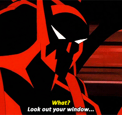 terrymcginis:The only appearance of the bat signal in Batman Beyond 
