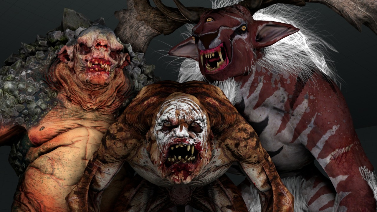 Witcher 3 Monstershttps://sfmlab.com/item/947/Fiend, ghoul and cave troll models