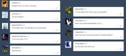 asklaurastuff:You guys are all so sweet.  {PL}Such a cutiezony~ &lt;3