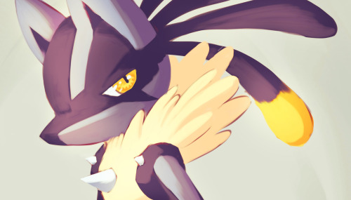 kattamslips:Never really cared for Lucario, but this kiddo right here is pretty cool???