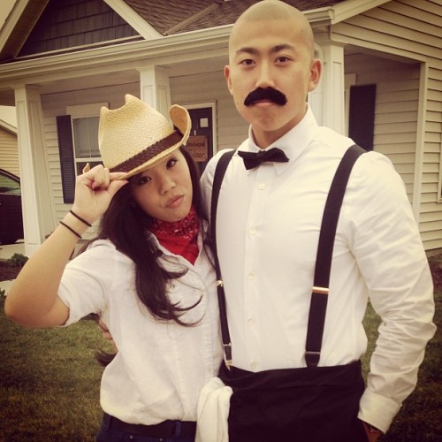 Went to a western-themed Murder Mystery party tonight. Super fun!