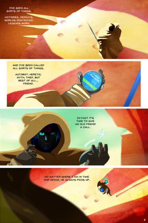  A short three page prologue to a little story idea I have featuring Signal Lancer, the transformer 