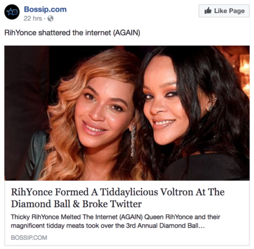 unfaggy: holybooks: formed a what Thicky RihYonce Melted The Internet (AGAIN)