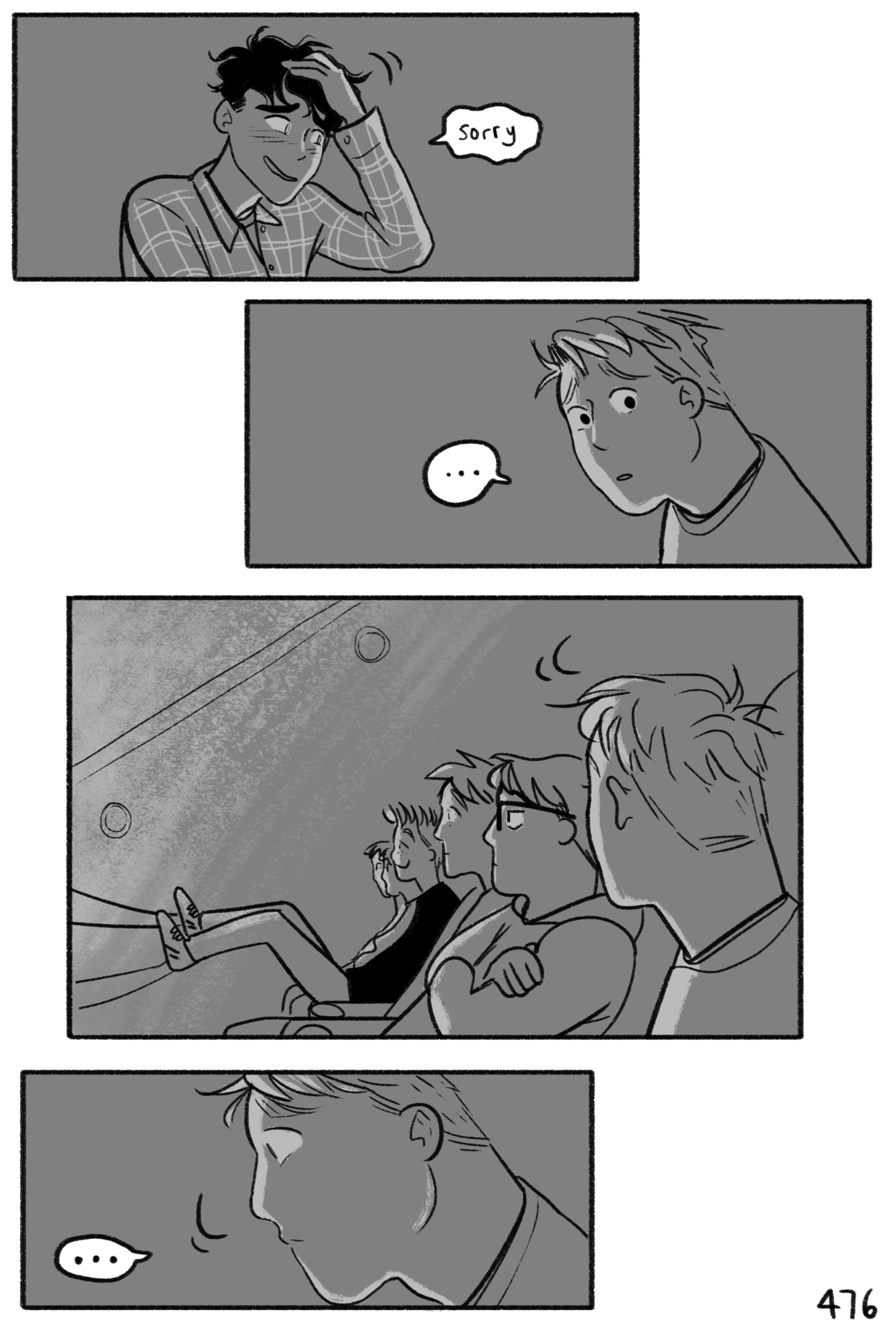 heartstoppercomic: chapter 3 - 27 some secret cinema hand-holding and more harry