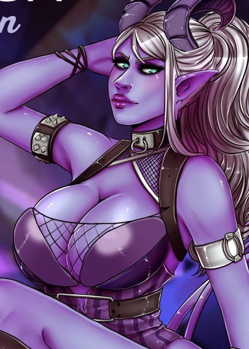 Demon Caitlyn! Full pic is available through my PatreonBuy my NSFW art here:    GUMROAD ||  E-JUNKIE               Patreon   Twitter   AskIf you like this, please support me rebbloging! Thanks ^_^