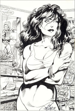 comicbookartwork:  John Byrne and Kim DeMulder