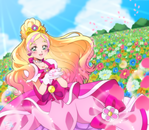 Cure Flora <3 by me Sometimes I find myself missing Princess Precure. I love them so much <3