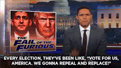 thedailyshow:  Trevor calls out Republicans on their failed health care bill.