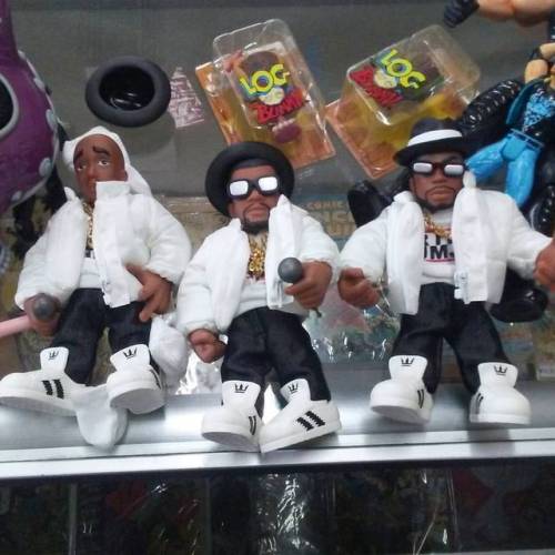 Loose and large RUN DMC figures available now at Meltdown Comics @meltdowncomics in Hollywood, CA. T