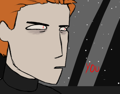 Porn Pics kelgrid:  Kylo Ren is Hux’s tragic backstory