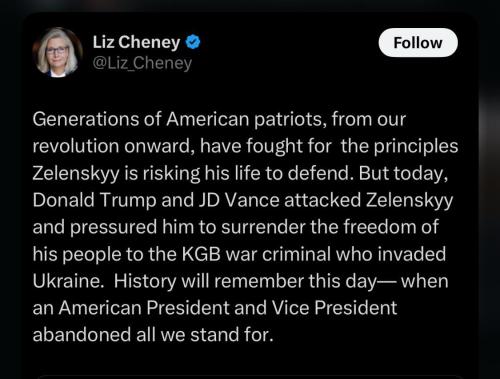Trump And Vance Have Surrendered To Putin.