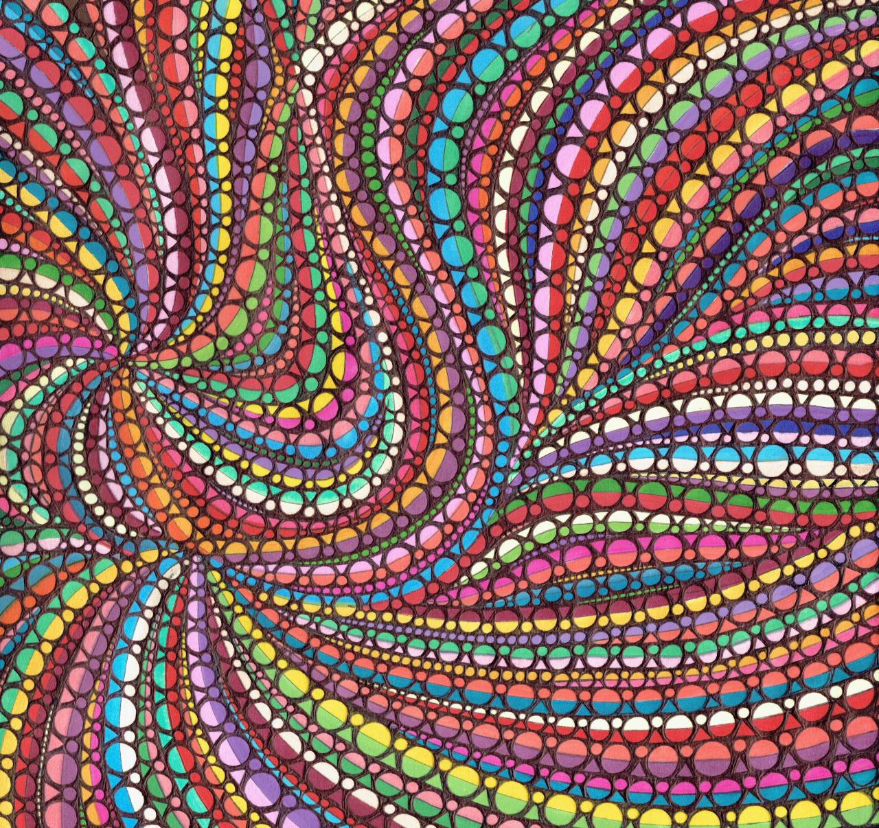 samuelemm:  “Circle remedial” Sam Emm artist 2015biro and sharpie work on paper