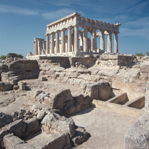 ancientgreecebuildings: newhellenism: Эгина, храм Афайи Temple of Aphaia, Aigina * late 6th century 