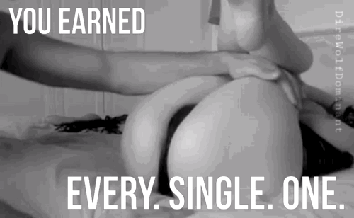 direwolfdominant: You earned every. single. one.