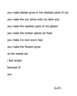 easied:  you fix me written by easied 