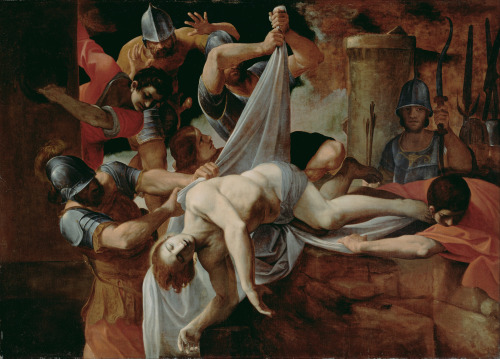 St. Sebastian Thrown into the Cloaca Maxima, Ludovico Carracci, ca. 1612