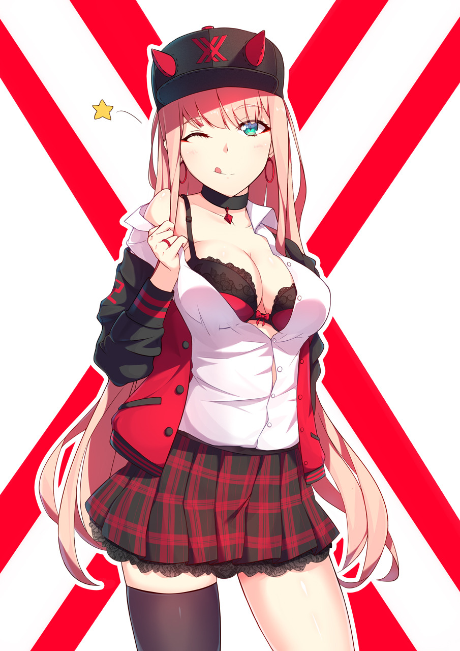 Anime girl Zero Two: Darling in the Franxx fanart  (29 Apr 2018)｜Random  Anime Arts [rARTs]: Collection of anime pictures