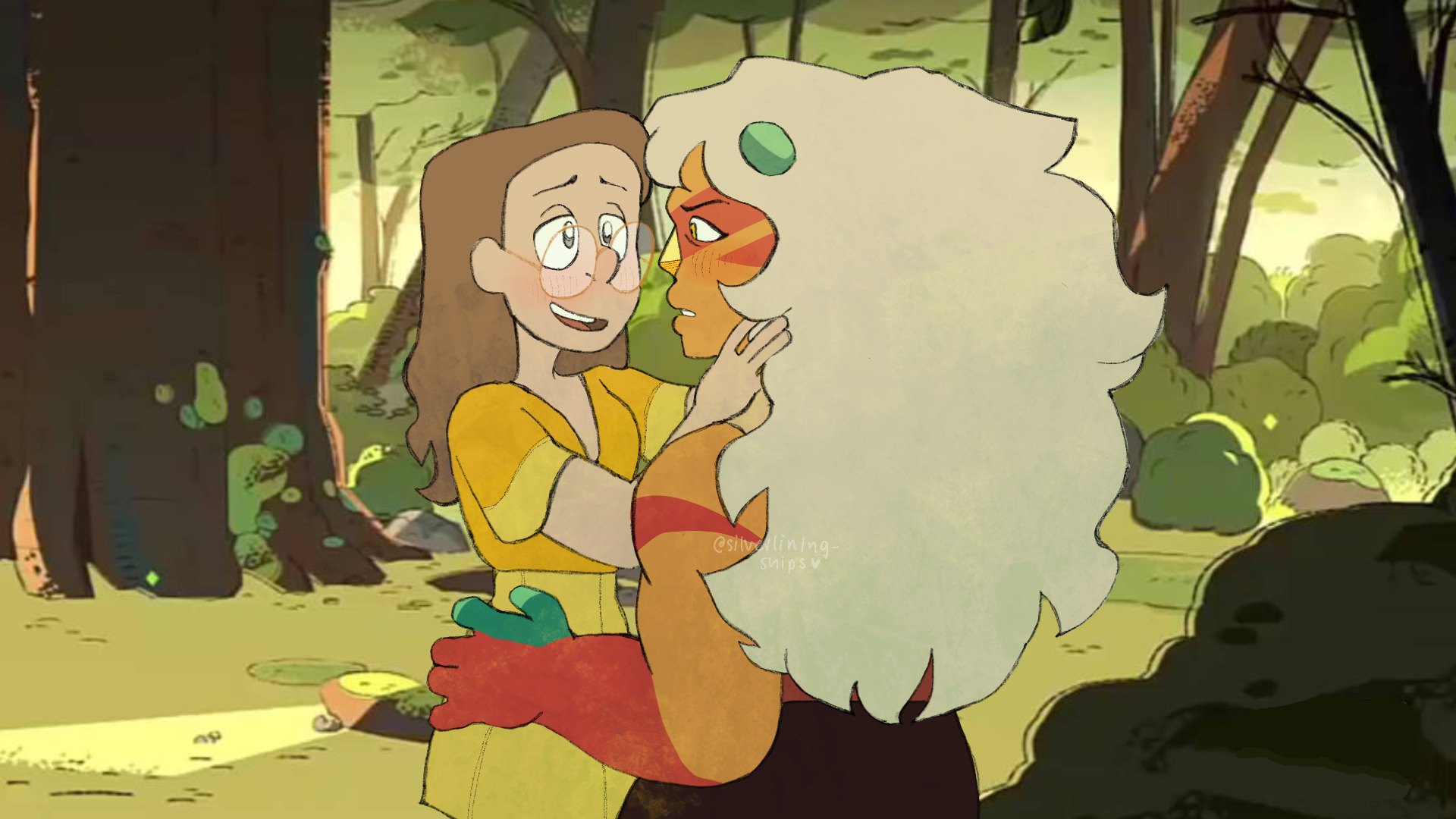 jasver forest kiss