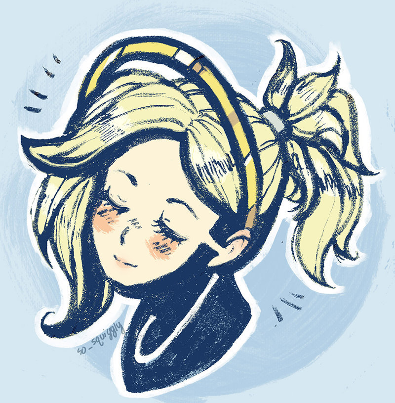 pyrothecatinflames:  Overwatch Mercy by MysteriousPancake  